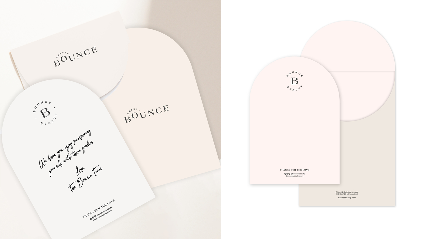 Bounce Beauty Brand Identity by Guided Agency