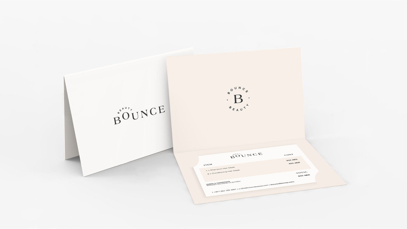 Bounce Beauty Brand Identity by Guided Agency