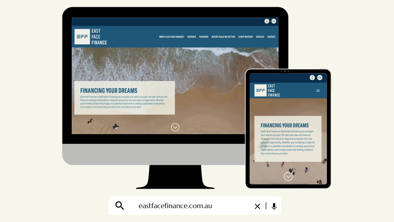 East Face Finance Brand Identity by Guided Agency